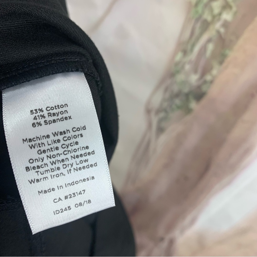 NEW Talbots Sit At Waist Ankle Length pants in Black - Picture 10 of 12